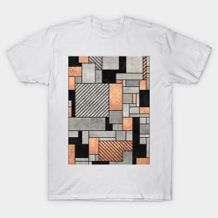 Random Pattern - Concrete and Copper T-Shirt